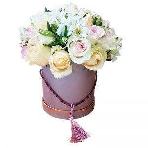 Red Roses Hat Box BX5