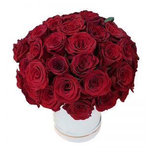 Red Roses Hat Box BX6