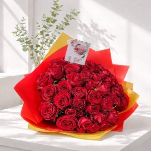 50 Red Roses Bunch BR