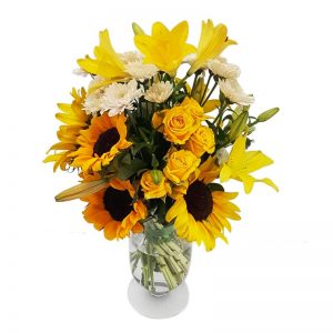 Sunflower Vase Arrangement VM10