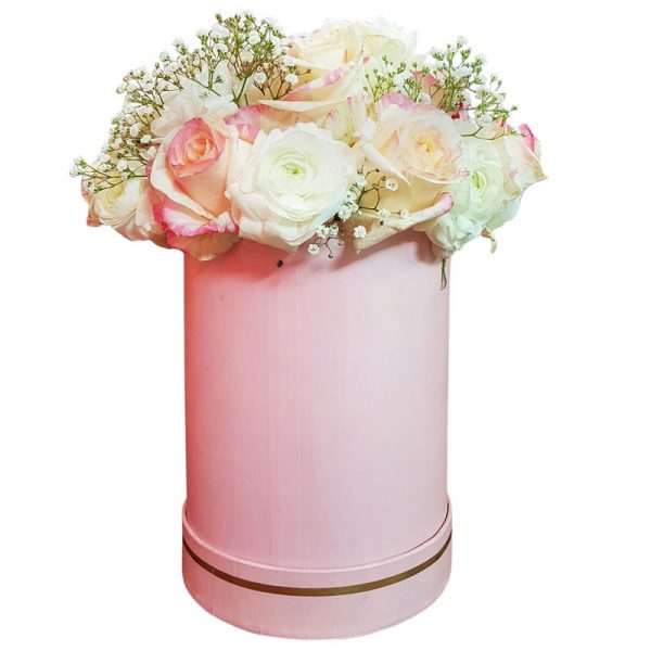 Beautiful Rose Bellevue Hat Box · Cuddlez n Flowers