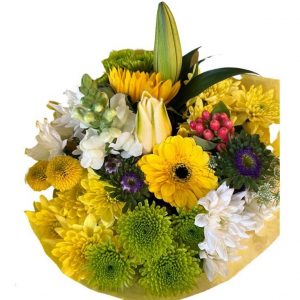 Yellow Mixes flower Bouquet