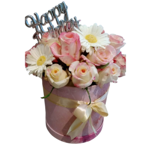 Beautiful Happy Birthday Hat Box